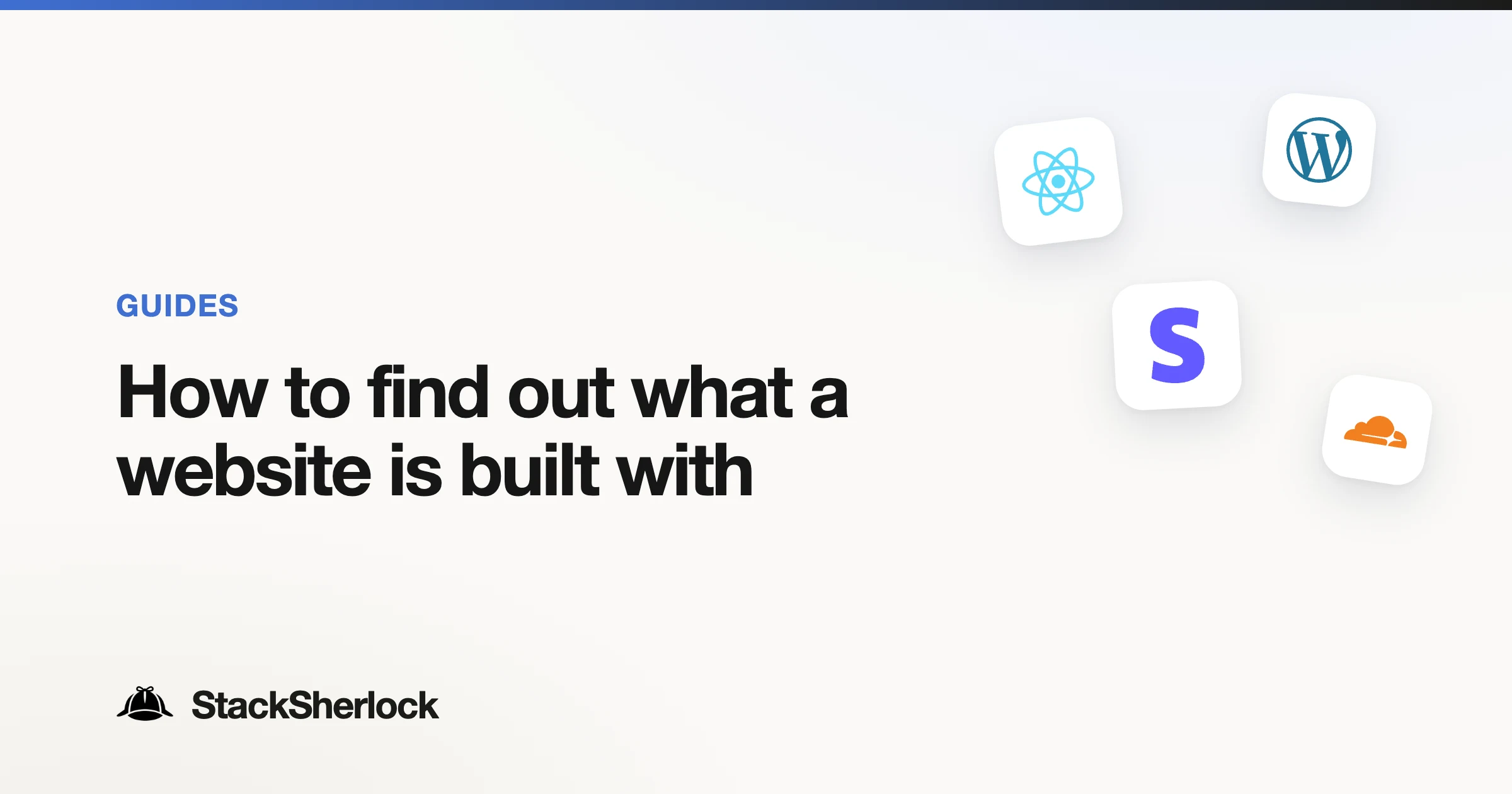How to find out what a website is built with