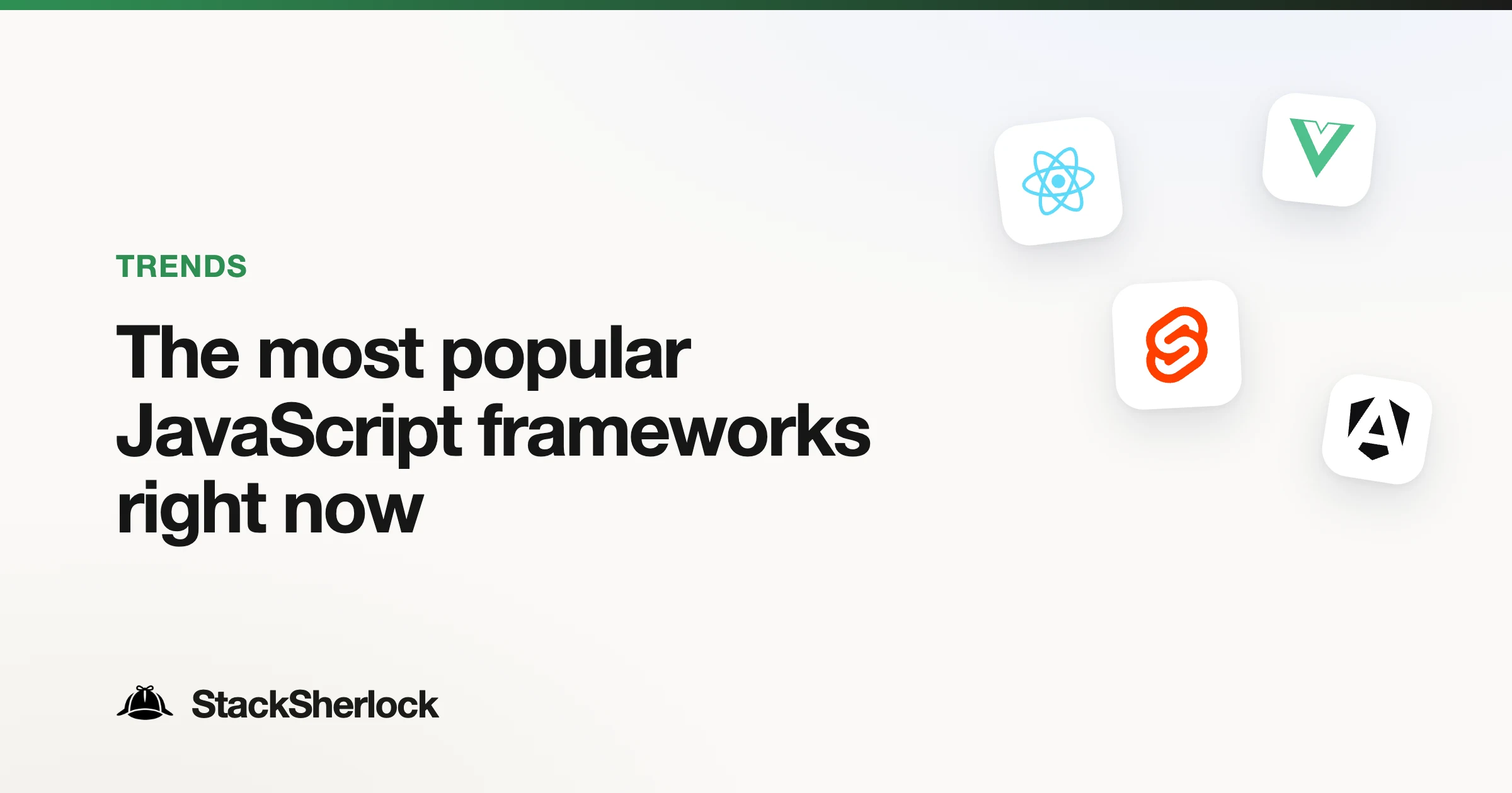 The most popular JavaScript frameworks right now