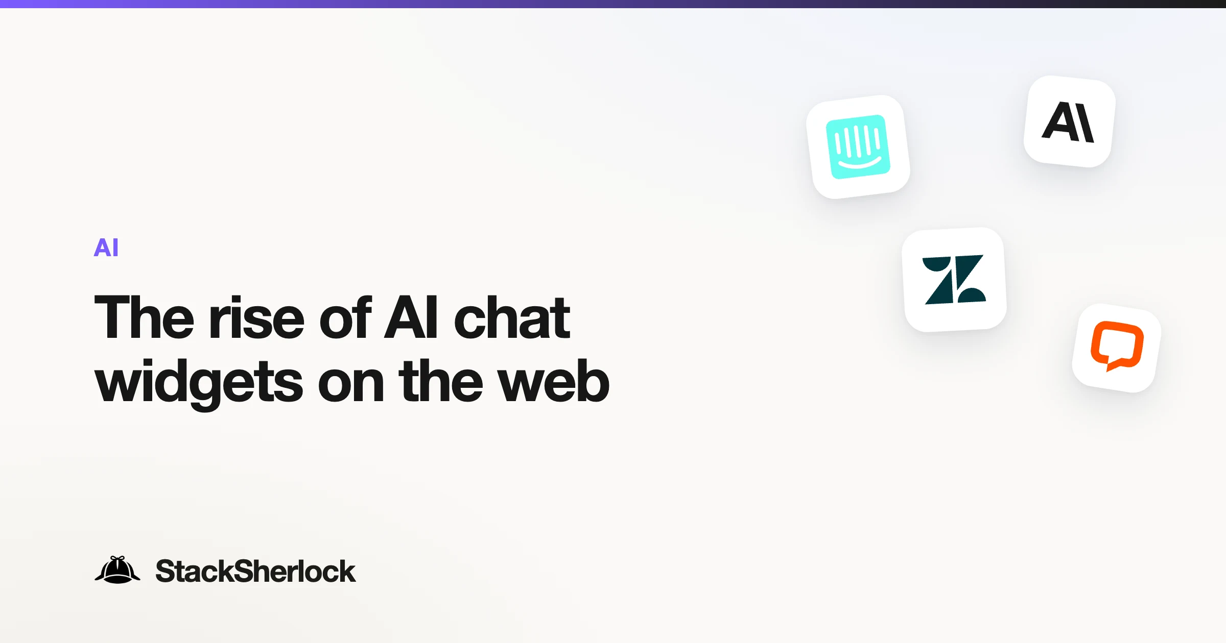 The rise of AI chat widgets on the web